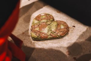 photo cookie coeur thé matcha scoop me a cookie glup production