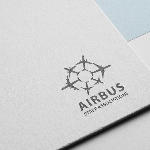 logo airbus staff associations glup production