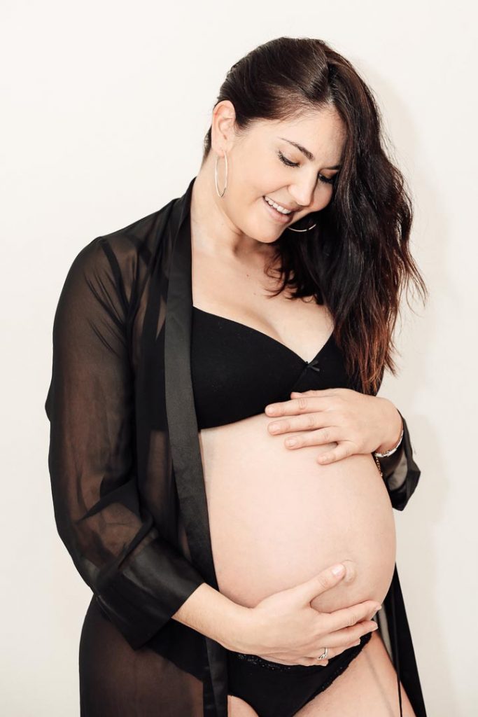photo portrait femme enceinte profil glup production