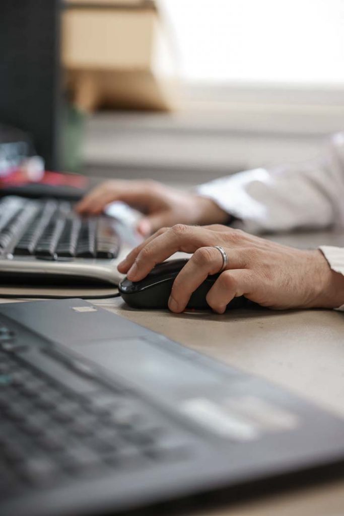 Photo souris informatique entreprise datacom