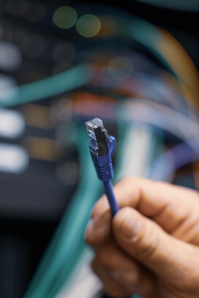 photo câblage fibre inelink